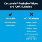 Cottonelle Freshfeel Flushable Wet Wipes For Adults And Kids  8 Flip-top Packs