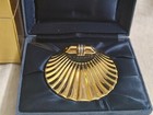 Estee Lauder Moisture Balanced Pressed Powder golden Shell Compact rare vintage