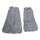 Halo Sleepsack Gray 1 Swaddle Wrap Infant Sz S 0-6 Mo Wearable Blanket Lot Of 2