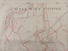 Rare Ww1 British Trench Map Entitled  railway Copse   oppy  Gavrelle  Arleux 