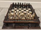 Chess Set And Board Detailed King Mayan Spanish