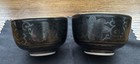 Vintage Japanese Porcelain Kutani Ware Gold Sake Cups