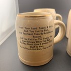 Vintage Stoneware Coffee Mugs Inspirational   Funny Sayings