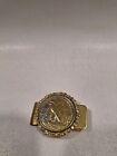 Money Clip Gold Plated Walking Eagle Liberty Half Dollar Vintage Coin
