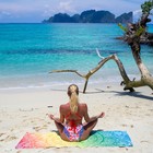 Mandala Beach Towels  30x70 In  Oversized Beach Towel W  Travel Bag  Microfiber