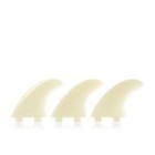 Fcs M7 Natural Glass Flex Tri Set Fin Large Large