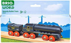 Brio World - 33697 Speedy Bullet Train - Engaging 2-piece Wooden Toy Train Set  