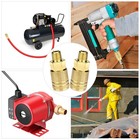 2 Pack 1 4 Npt Male Air Compressor Fittings  Quick Connect Hose Coupler   For
