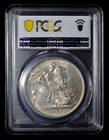Pcgs Ms62 1887 Great Britain Queen Victoria Silver Crown