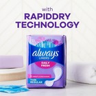 Always Daily Fresh Liners  Regular  Unscented  162ct