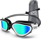 Swim Goggles  Polarized Adult Swimming Goggles Bungee Strap No Hair Pulling A   