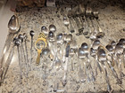 Vintage Silverplate Flatware Lot 50 Pieces 5 Lbs  Some Signed