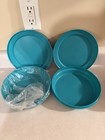 New  Tupperware Serve N Seal Containers  Teal Color  Set Of 2