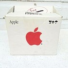 Vintage Apple Computer Inc 80s Warehouse Shipping Empty Box Studio Set Prop