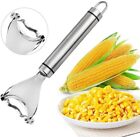 3x Stainless Steel Corn Cob Peeler Stripper Remover Kitchen Cutter Thresher Tool