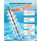 Uimoso 600k Btu Stainless Steel Pool Heat Exchanger For Spa And Hot Tub