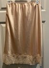 Wacoal Silky Beige  Half Slip With 4    Laced Hem Size Medium - 25    Stretch 82009