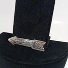 Vintage Sterling Silver Navajo Arrow Barrette Hair Pin