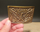 Antique Style Civil War American Eagle Belt Plate Buckle