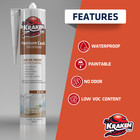 Kraken Bond Premium Siliconized Caulk Sealant  10 1oz 12 Pack     White