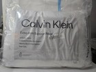 Calvin Klein Monogram Logo Density Collection Cotton Pillow  Standard queen