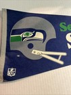 Vintage - Seattle Seahawks - Nfl Football Full Size 30  Felt Pennant