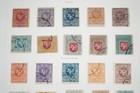 Worldwide 1900s-70s Collection Of 800  Stamps Mint   Used In A Dark Blue Binder