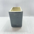 Vintage Royal Copley Riddle Planter Vase Rectangle Black   White Art Deco