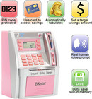Atm Piggy Bank For Kids - Talking Electronic Money Bank With Debit Cards   Digit
