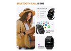 Smart Watch Men Women 1 85  Iphone Samsung Android Phone Bluetooth Fitness Black