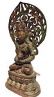 Antique Tibetan Bronze Seated Buddha