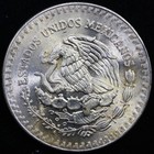 1985 Mo Mexico Libertad Onza 1 Oz  999 Silver Bu Uncirculated Toned  x21
