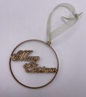Christmas Ornament Laser Cut Holiday Collection Santa Angel Star Mistletoe Tree
