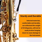 Saxophone Neck Strap   Leather   Fiber Dual-layer   Reinforced Nylon Cord   A   
