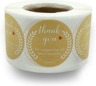500 Thank You For Supporting My Small Business Stickers 1 5  Roll Cutebox