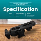 Flashpoint Camera Platform For Flex Arm  Black