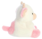 Aurora Palm Pals Belle Strawberry Cow Plush 5  Pink Stuffed Animal Toy