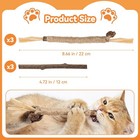 6 Pack Silvervine Sticks Cat Toy  Natural Chew Stick For Dental Care Teeth Clean