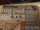 Best-step Deluxe Non-slip Rug Pad   Fits Rug Sizes Up To 4ft X 6ft