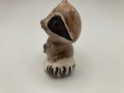 Vintage Ceramic Raccoon Figurine Hand Painted Brown Cute Collectible 2 75 