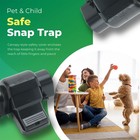Rat Traps Indoor And Outdoor - 4 Pack Dual-entry Large Of 4  Black