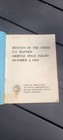 1962 Project Mercury Space Program- Results Of 3rd Manned Flight By Nasa