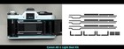 Canon Ae-1 Program Light Seal Kit Pre-cut For Film Camera Made In Japan 3 Pcs