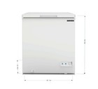 Frigidaire 5 0 Cu  Ft  Chest Freezer  White   Efrf5003