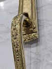 Italian Vintage Heavy Brass Escutcheon Handle Door Plate Key Hole Lock Italy Old