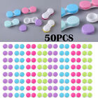 50 Pcs Contact Lens Case Box  Mini Contact Lens Case  Colorful Bulk Box Holder