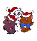 Disneyland Paris Christmas Santa Hats Aristocats Pin 2024 Marie Berlioz Toulouse