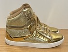 Pastry Pop Tart Glitter High-top Sneaker Dance Shoes Gold Women Size 9