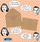 Kraft Invitation Envelopes  100-pack  A1 Size  3 625  X 5 12    Strong 35 Lb  Pa