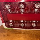 Disney Parks mickey Mouse Christmas Holiday Red Glass String Light  8 nib